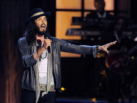British comedian Russell Brand.