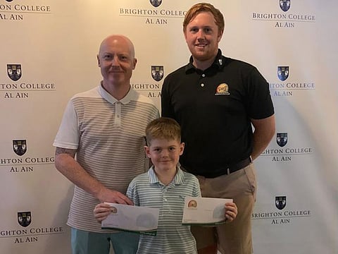 10 and under category winner, Louis Keddie