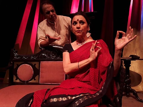 Lillette Dubey and Ananth Mahadevan in the play