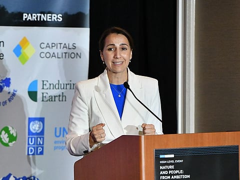 Mariam Almheiri, the UAE’s Minister of Climate Change and Environment, invites nations around the globe to support the Mangrove Breakthrough initiative