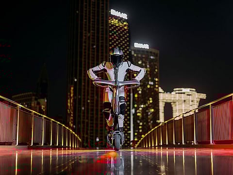 Sixteen of world's top men and women riders will be competing in the Dubai Electric Scooter Cup on December 16.