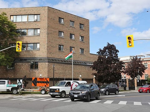 The High Commission of India is seen in Ottawa, Wednesday, Sept. 20, 2023.
