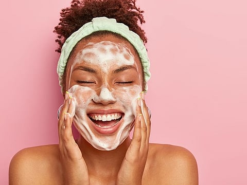Removing sweat, dirt and make-up with a face wash is the first step in any skincare routine.