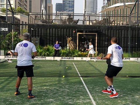 The first-of-its-kind tournament will see athletes compete across five custom-designed padel courts at The Sevens Stadium.