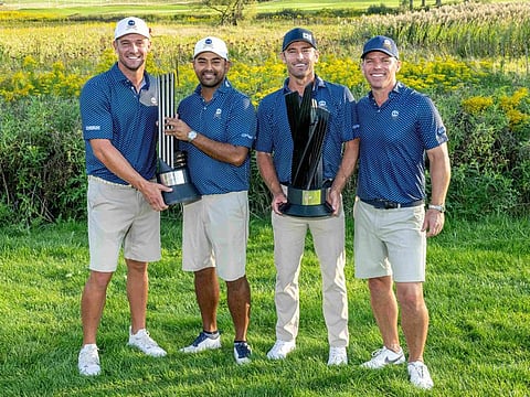 Crushers GC won their second team title of the season at LIV Golf Chicago