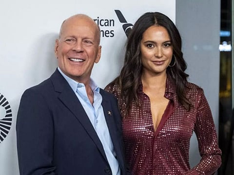 Bruce and Emma Willis