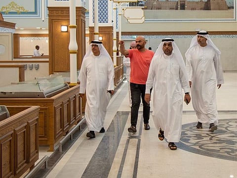 His Excellency Waleed Al Sayegh, CEO of Sharjah Asset Management, the investment arm of the Government of Sharjah, inspected the final preparations for the Jubail Markets