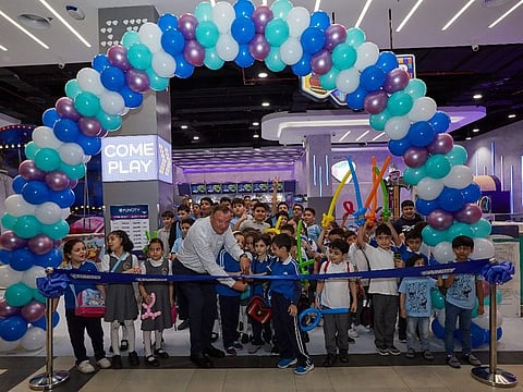 Silvio Liedtke, CEO, Landmark Leisure, GCC and India at the Grand Opening of FunCity, Oasis Mall, Sharjah