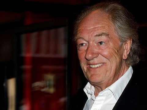 Actor Michael Gambon arrives for the premiere of "Harry Potter and the Half-Blood Prince" in New York, July 9, 2009.