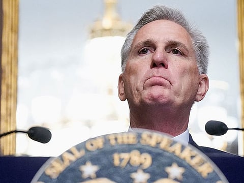 US House Speaker Kevin McCarthy.