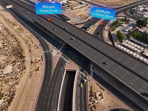 A section of Hessa Street being upgraded