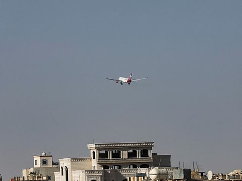 A Yemenia Airways Airbus A330-200 at Sana'a Airport on September 30, 2023.