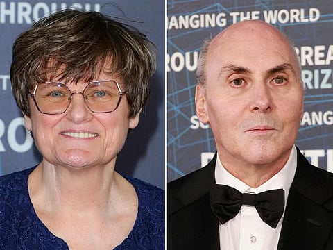 Hungarian-American biochemist Katalin Kariko (L) and American physician-scientist Drew Weissman. Katalin Kariko (Hungary) and Drew Weissman (US) have won the Nobel Medicine Prize for mRNA vaccine research, the Nobel committee announced on October 2, 2023 in Stockholm.