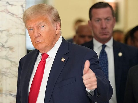 Former President Donald Trump walks out of the courtroom during a break in his civil business fraud trial at New York Supreme Court. For America, it now seems all too clear, there’s no sidestepping Trump. The man is here to stay.