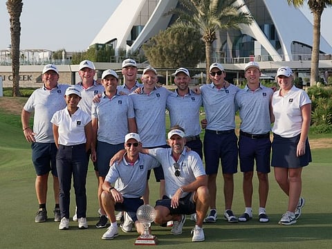 The amateurs won nine out of the 16 singles matches on the final day