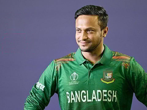Bangladesh's captain Shakib Al Hasan