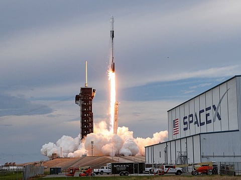 SpaceX designs, manufactures and launches advanced rockets and spacecraft.