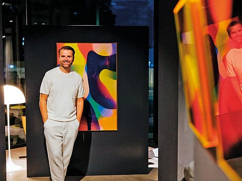 Munich-based artist Ortwin Klipp’s Evolution, exhibited by ArtKōrero, is currently on display at Baituti Home, Jumeirah