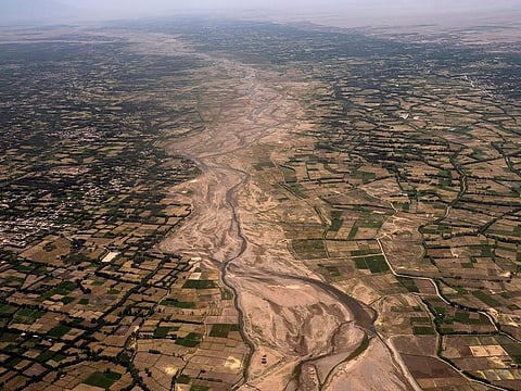 An aerial view of the outskirts of Herat, Afghanistan. File photo