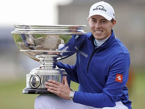 Matt Fitzpatrick won last year's Alfred Dunhill Links Championship