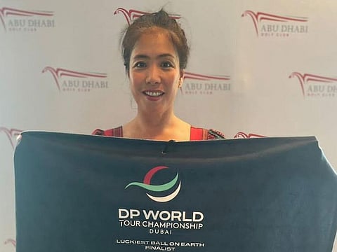 Lina Tyson was one of four qualifiers at Abu Dhabi Golf Club