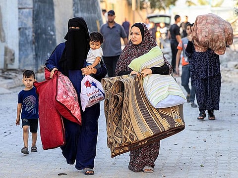 Hundreds of thousands of people have been displaced in Gaza