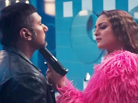 Yo Yo Honey Singh and Sonkashi Sinha