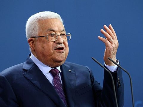 Palestinian President Mahmoud Abbas