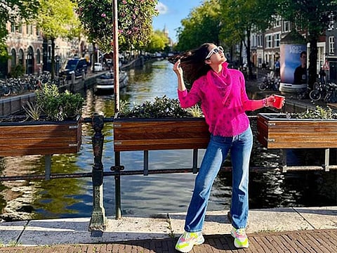 Sara Ali Khan in Amsterdam.