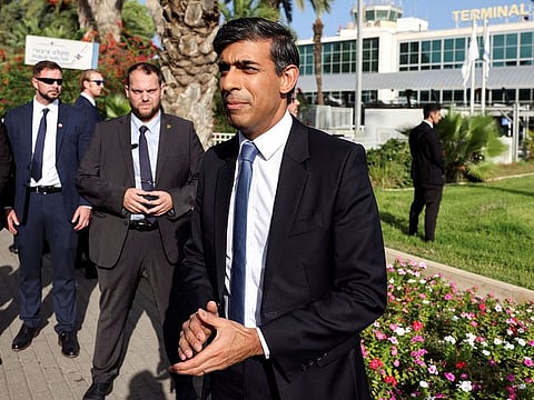 British Prime Minister Rishi Sunak.