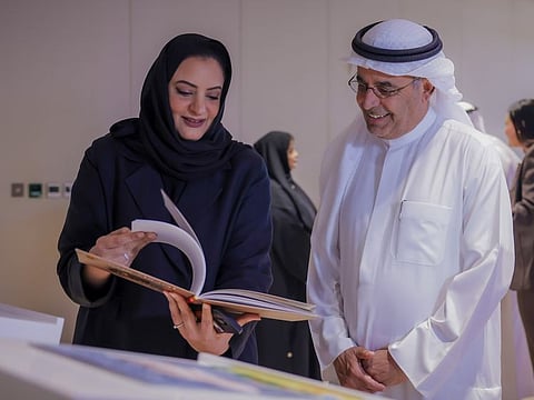 Abdulaziz Taryam, CEO, Advisor, and General Manager of Etisalat by e& Northern Emirates, and Marwa Al Aqroubi, President of the UAE Board on Books for Young People (UAEBBY). Abdulaziz Taryam said the literary and artistic talents unveiled by the award represent a cultural achievement for the UAE.
