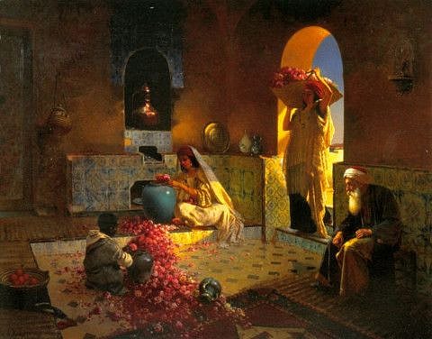 The Perfume Maker by Rudolf Ernst (1854-1932)