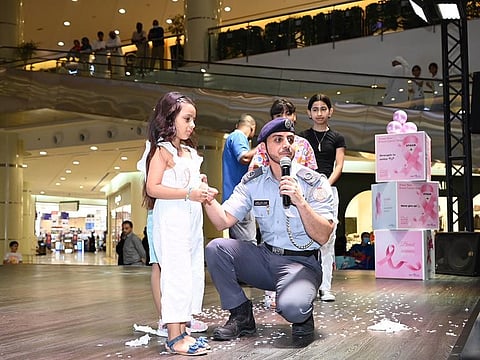 Traffic Police also held fun contests for members of the community and gave away prizes during the event at Al Bawadi Centre in Al Ain
