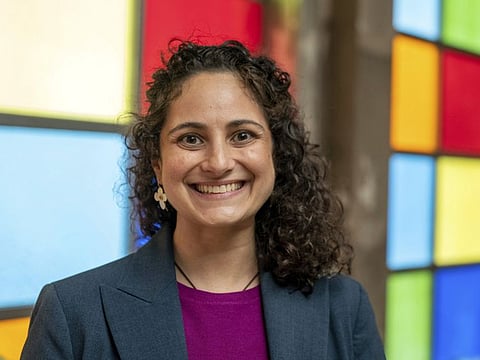 Samantha Woll was found stabbed to death outside her home on October 21, 2023, police said. The motive wasn't known.