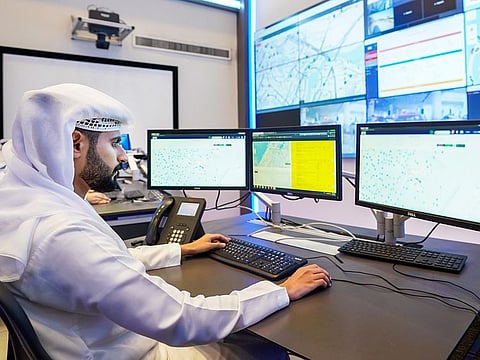 The DTC AI Control Centre can oversee 5,200 taxis, 1,000 school buses, 1,000 commercial buses, 600 delivery motorbikes and 400 limousines.