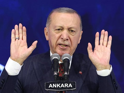 Erdogan urged an immediate ceasefire between Israeli and Palestinian forces and said Muslim countries must act together for lasting peace, calling on world powers to pressure Israel to halt attacks.