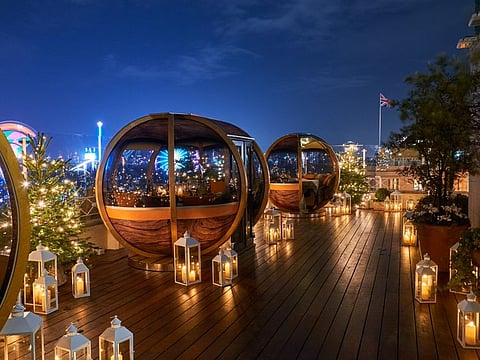 The Dorchester London during the winter holidays. Though Dorchester Collection, its parent brand, does not have a conventional loyalty program, it extends elite-style benefits to travelers who book through luxury travel specialists.