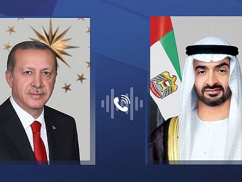 President Erdogan expressed his appreciation to Sheikh Mohamed for the congratulatory message