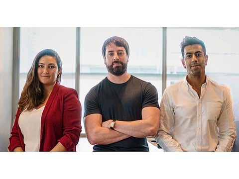 From left: Hubpay: Maia van Paridon, COO; Kevin Kilty, CEO and Founder; Punit Ghumra, Vice President - Finance