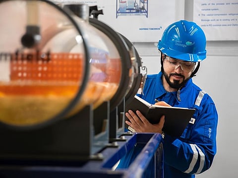 The stock of Borouge, which is an established joint venture partnership between Abu Dhabi National Oil Co. (Adnoc) and Borealis, traded at Dh2.58 on Tuesday morning, up from its prior day closing price of Dh2.53.