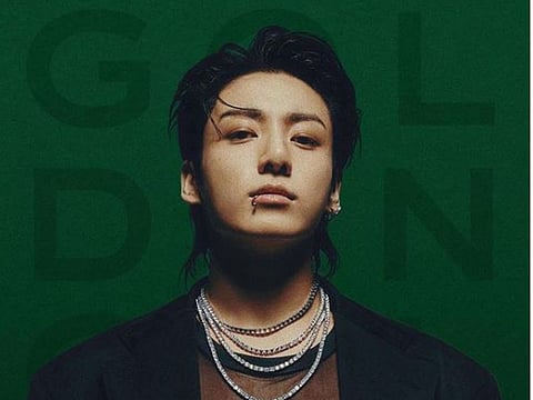 Jungkook's album Golden, which consists of 11 tracks in English, including his earlier songs 'Seven' and '3D’.