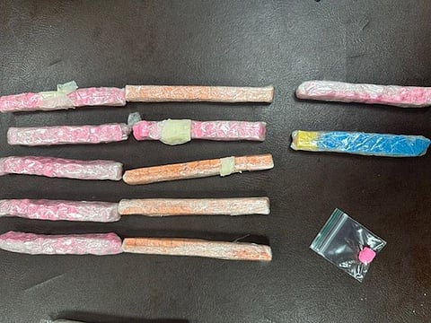 The drugs included hallucinogenic pills, stamps and powder, crack cocaine, and the narcotic substance known as ‘Crystal’