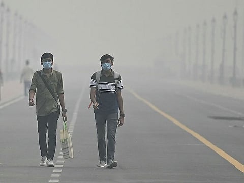 A thick toxic haze or 'smog', continued to hang heavy over the national capital as the air quality remained in the 'severe' category on Wednesday
