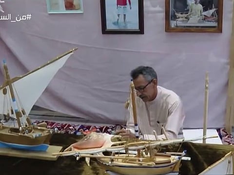 Al Shatti has adapted to his circumstances, mastering the art of ship model creation single-handedly