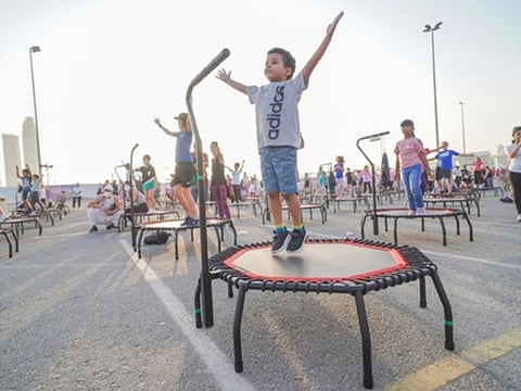 As the Dubai Fitness Challenege enters the second week, organisers have ensured there is something for everyone.
