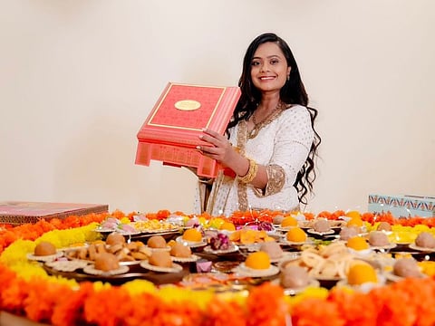 Indian expat Nikki Shah is all set to usher in Diwali with the traditional Rangoli (art form) at her home.