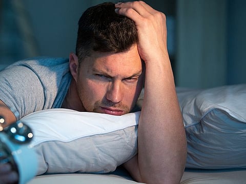 There could be a variety of reasons for sleeplessness in men, including unhealthy lifestyle habits ranging from work stress, to daytime napping, and caffeine intake.