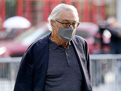 Actor Robert De Niro arrives at court in New York, Oct. 31, 2023.