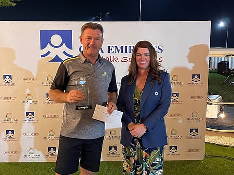 Russell Wilson with Everlyn Downham JGE Lady Captin