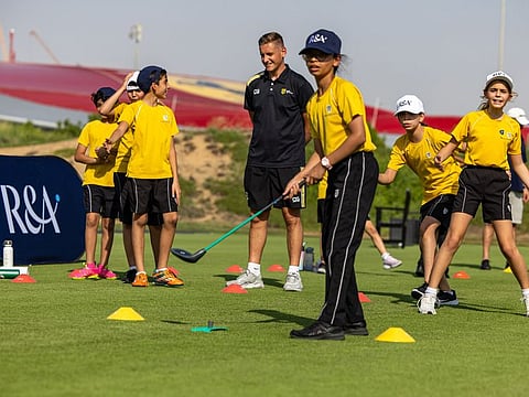 School children in the Middle East will be introduced to golf thanks to The R&A’s Unleash Your Drive in  Schools Programme